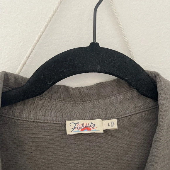 Faherty Arlie Day Jumpsuit Safari Linen Blend Green - Picture 5 of 11